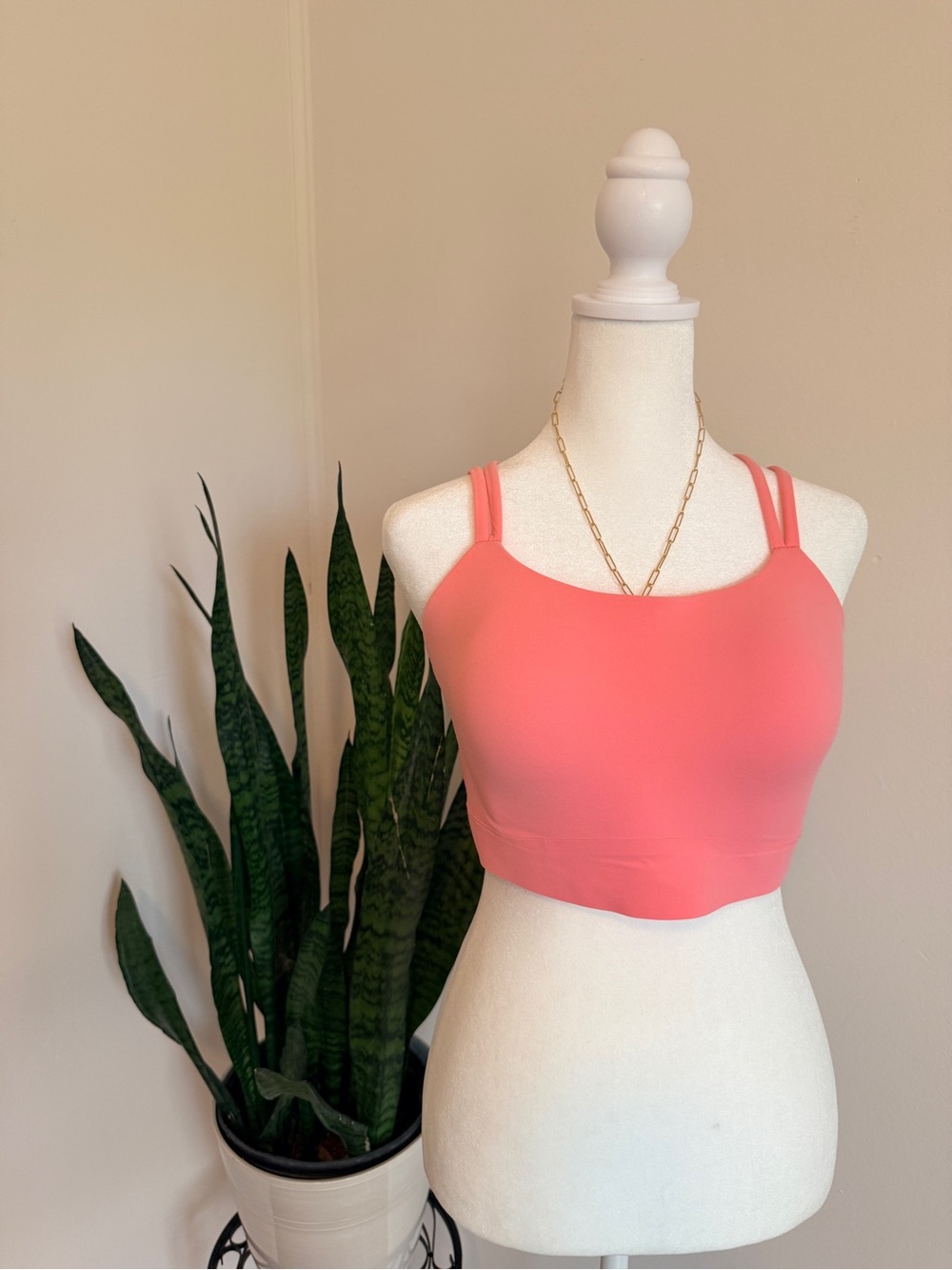 Soma | Coral Pink Double-Strap Sports Bra